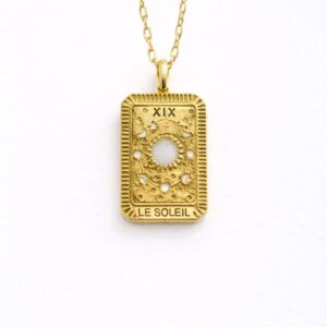 Златно колие SOL